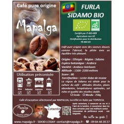 Café Grain MOKA SIDAMO FURLA BIO - 250g - MAPALGA