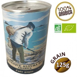 Boite café grain  arabica MEXIQUE ALTURA BIO 125g - CAFÉ DU VIEUX PÊCHEUR