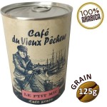 Boite Café grain LE PTIT MIC 125g - CAFÉ DU VIEUX PÊCHEUR