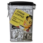 Boite en métal pour 250g de café - D11