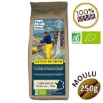 Café moulu 100% arabica RETOUR DE PÊCHE BIO 250g - CAFÉ DU VIEUX PÊCHEUR