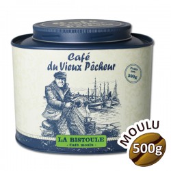 Boîte métal café moulu LA BISTOULE 500g - CAFÉ DU VIEUX PÊCHEUR