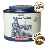 Boîte métal café grain LE PTIT MIC 500g - CAFÉ DU VIEUX PÊCHEUR