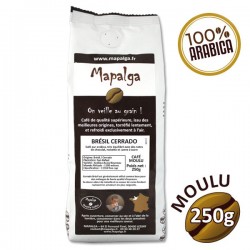 Café moulu pure origine BRESIL CERRADO - 250g - MAPALGA
