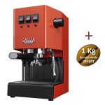 Machine à café espresso Gaggia New Classic Lobster Red + 1 kg Café moulu OFFERT