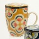 Mug filtre IMANY 4 designs assortis - 40 cl - AMADEUS