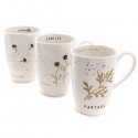 Mug CARPE DIEM 3 designs assortis - 35 cl - AMADEUS