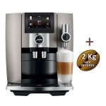 Machine à café J8 Midnight Silver 15471 - JURA + 4 Kg de café OFFERTS