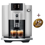 Machine à café E6 Platine (EC) 15440 - JURA + 2 Kg de café OFFERTS