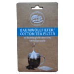 Lot de 5 filtres à thé en coton  réutilisable 94121 CHACULT