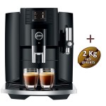 Machine à café E8 Piano Black (EB) 15355 - JURA + 2 Kg de café OFFERTS