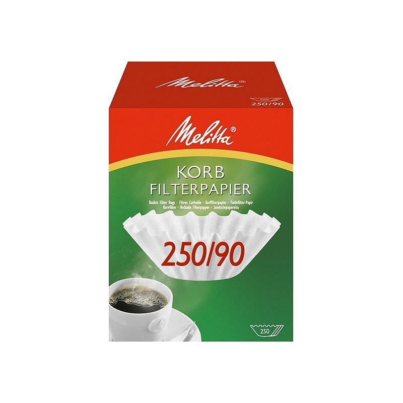 Melitta Filtres à Café Pyramide 220g Blanc - Lot De 100 Pour Machines Commerciales Restaurant