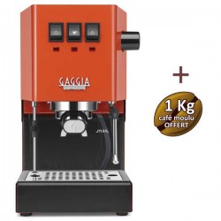 Machine à café espresso CLASSIC E24 JUNGLE GREEN GAGGIA RI9481/17 + 1 Kg de café moulu OFFERT