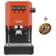 Machine à café espresso CLASSIC E24 LOBSTER RED GAGGIA RI9481/19 + 1 Kg de café moulu OFFERT