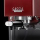 Machine à café espresso CLASSIC E24 CHERRY RED GAGGIA RI9481/12 + 1 Kg de café moulu OFFERT