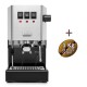 Machine à café espresso CLASSIC E24 JUNGLE GREEN GAGGIA RI9481/17 + 1 Kg de café moulu OFFERT