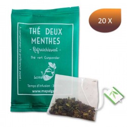 Thé vert deux menthes LOMATEA x 20 infusettes individuelles