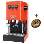 Machine à café espresso CLASSIC E24 LOBSTER RED GAGGIA RI9481/19 + 1 Kg de café moulu OFFERT