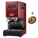 Machine à café espresso CLASSIC E24 JUNGLE GREEN GAGGIA RI9481/17 + 1 Kg de café moulu OFFERT