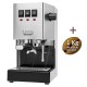 Machine à café espresso CLASSIC E24 INOX GAGGIA RI9481/11 + 1 Kg de café moulu OFFERT