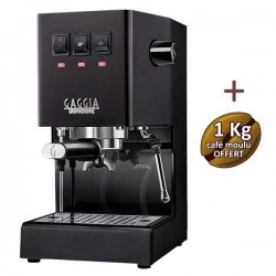Machine à café espresso CLASSIC E24 JUNGLE GREEN GAGGIA RI9481/17 + 1 Kg de café moulu OFFERT