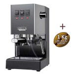 Machine à café espresso CLASSIC E24 JUNGLE GREEN GAGGIA RI9481/17 + 1 Kg de café moulu OFFERT