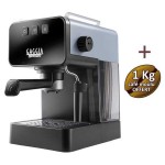 Machine à café ESPRESSO DELUXE STORM GREY GAGGIA EG2111/64 + 1 Kg de café OFFERT