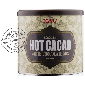 Chocolat blanc poudre 340g - KAV AMERICA - MAPALGA CAFES