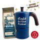 Lot cafetière italienne 3T CAFÉ DU VIEUX PÊCHEUR tous feux sauf induction - ANGELINA + 250g café moulu LE CAOUA DU SOIR