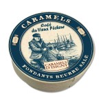 Boîte ronde bois Caramels fondants au beurre salé d'Isigny A.O.P. 75g