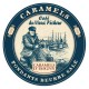 Boîte ronde bois Caramels fondants au beurre salé d'Isigny A.O.P. 150g - CAFÉ DU VIEUX PÊCHEUR
