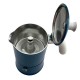 Cafetière italienne Moka classique Bleu / Blanc 3 tasses TOUS FEUX SAUF INDUCTION ANG30502 - ANGELINA