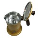 Cafetière italienne moutarde / marron 3 tasses TOUS FEUX ANG3IND1304 - ANGELINA