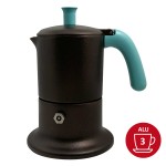 Cafetière italienne bronze / tiffany 3 tasses TOUS FEUX ANG3IND0701 - ANGELINA
