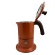 Cafetière italienne orange /marron 3 tasses TOUS FEUX ANG3IND1004 - ANGELINA