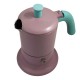 Cafetière italienne rose / tiffany 3 tasses TOUS FEUX ANG3IND0801 - ANGELINA