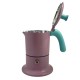 Cafetière italienne rose / tiffany 3 tasses TOUS FEUX ANG3IND0801 - ANGELINA