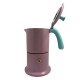 Cafetière italienne rose / tiffany 6 tasses TOUS FEUX ANG6IND0801 - ANGELINA
