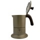 Cafetière italienne or / marron 3 tasses TOUS FEUX ANG3IND1504 - ANGELINA