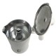 Cafetière italienne Moka classique Blanc / Blanc 3 tasses TOUS FEUX SAUF INDUCTION ANG30202 - ANGELINA