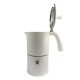Cafetière italienne Moka classique Blanc / Blanc 6 tasses TOUS FEUX SAUF INDUCTION ANG60202 - ANGELINA