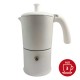 Cafetière italienne Moka classique Blanc / Blanc 6 tasses TOUS FEUX SAUF INDUCTION ANG60202 - ANGELINA