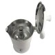 Cafetière italienne Moka classique Blanc / Blanc 6 tasses TOUS FEUX SAUF INDUCTION ANG60202 - ANGELINA