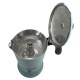 Cafetière italienne bleu clair / noir 3 tasses TOUS FEUX ANG6IND0903 - ANGELINA