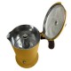 Cafetière italienne moutarde / marron 6 tasses TOUS FEUX ANG6IND1304 - ANGELINA