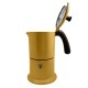 Cafetière italienne moutarde / marron 6 tasses TOUS FEUX ANG6IND1304 - ANGELINA