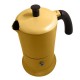 Cafetière italienne moutarde / marron 6 tasses TOUS FEUX ANG6IND1304 - ANGELINA