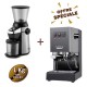 Offre spéciale machine à café expresso CLASSIC E24 Industrial Grey + moulin à café MD15 - GAGGIA + 1 Kg de café OFFERT