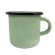 Tasse émaillée - 40cl - divers coloris