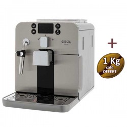 Machine à café automatique BRERA SILVER GAGGIA 10003230 + 2Kg de café OFFERTS